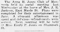 Anna H. Jones Club Meets